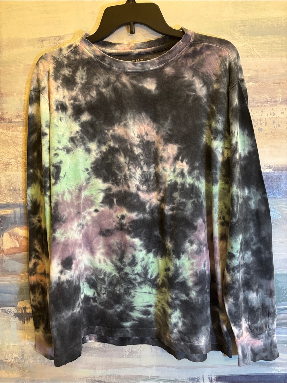 Tie-Dye Long Sleeve Tee - Multicolor